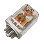 Реле JQX-10F-3C, 220VAC, 10A/250VAC, 10A/28VDC, 3PDT