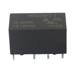 Реле HFD27/024-M, 24VDC, 1A/125VAC, 2A/30VDC, DPDT