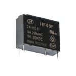 Реле HF46F/24-HS1, 24VDC, 5A/250VAC, SPST