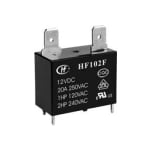 Реле HF102F/T12, 12VDC, 20A/250VAC, SPNO