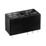 Реле HF115F/012-2ZS4AF, 12VDC, 8A/250VAC, DPDT