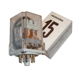 Реле R15 Poland, 24VDC, 10A/250VAC, 10A/24VDC, 3PDT