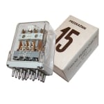Реле R15, 4PDT, 12VDC, 10A/250VAC, 10A/24VDC  Poland