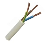 Кабел за захранване 3х1 мм2, H05VV-F BC, кръгъл