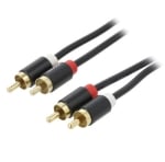 Кабел 2x RCA мъжки, 2x RCA мъжки VENTION, Cu, 3 м