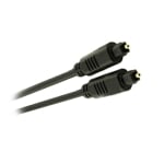 Кабел оптичен TOSLink мъжки, TOSLink мъжки Ф5 мм, 1.5 м