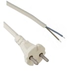 Кабел захранващ SCHUKO (2x0.75 мм2), 2 м, БЯЛ