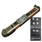 Захранващ кабел разклонител, 5x SCHUKO, защита, LAN, TV, 1.5 м