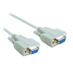 Кабел DB9 женски, DB9 женски, сериен, 2.0 м
