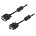 Кабел VGA DB15 HD мъжки, DB15 HD мъжки, коаксиален, 3 м