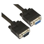 Кабел VGA DB15 HD мъжки, DB15 HD женски, коаксиален, 1.8 м