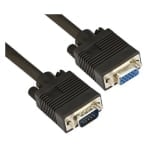 Кабел VGA DB15 HD мъжки, DB15 HD женски, коаксиален, 3 м