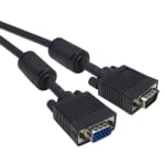 Кабел VGA DB15 HD мъжки, DB15 HD женски, коаксиален, 10 м