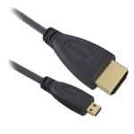 Кабел HDMI 19 мъжки, HDMI micro 19 мъжки, 1.4V, 3 м