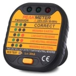 Тестер за контакти SCHUKO PM6860DR, PEAKMETER