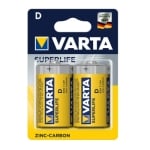 Батерия VARTA SUPERLIFE D (R20), 1.5V, цинк-карбон