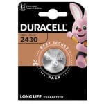 Батерия DURACELL, CR2430, 3V, литиева