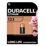 Батерия DURACELL, CR123A (DL123A), 3V, литиева