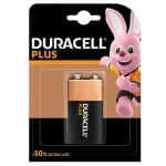 Батерия DURACELL PLUS, 9V, алкална