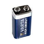 Батерия VARTA HIGH ENERGY, 9V (6LR61), алкална