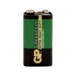 Батерия GP GREENCELL, 9V (1604G), цинк-карбон