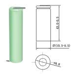 Батерия AAA 1.2V, 750 mAh, Ni-MH (изводи)