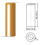 Батерия AA 1.2V, 1000 mAh, Ni-CD (изводи)
