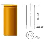 Батерия 4/3D 1.2V, 7000 mAh, Ni-CD (изводи)