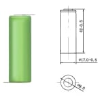 Батерия 4/5A 1.2V, 1800 mAh, Ni-MH (изводи)