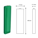 Батерия F6 1.2V, 750 mAh, Ni-MH, 47.8x17x6.3 мм