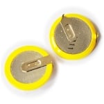 Батерия 3.7V, 30 mAh, Li-ION, LIR2025, 2P хоризонтална