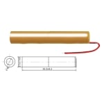 Батерия пакет 2.4V, 1000mAh, Ni-CD, 2xAA, кабел