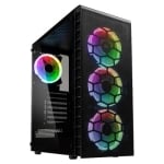 Кутия за PC KOLINK Observatory Lite MESH, 4xARGB Fans, Glass
