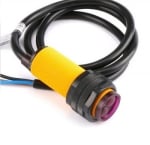 Фотоелектрически дифузен датчик E3F-DS30C3, M18, NPN, 1NO+1NC