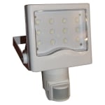 Прожектор с PIR датчик FL-21, 20W (12 LED), правоъгълен