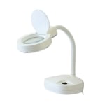 Лупа 32 LED, 10W,  3x, 8x (ZD-122)